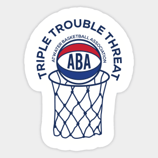 Triple Trouble Threat Atwater Sticker